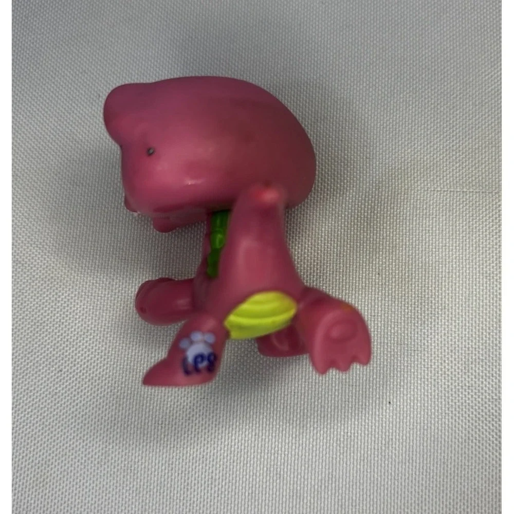 🐊Littlest Pet Shop 1464 Lps Authentic Pink Green‎ Crocodile Blue Eyes